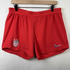 Nike Vaporknit USA Women's National Team‎ Soccer Shorts Red Size XLarge